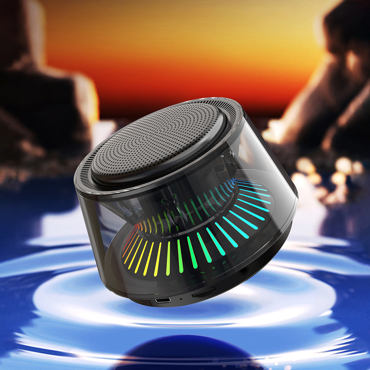 Wireless Bluetooth Speaker LED Colored