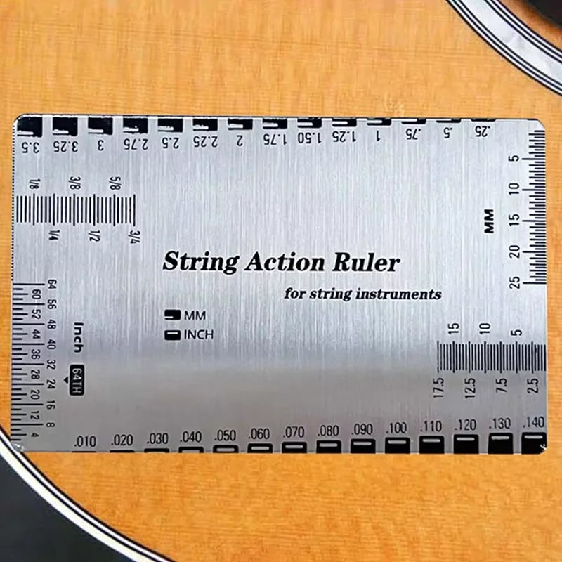 1PC Stainless Steel String Action Gauge - Your Guitar Buddy