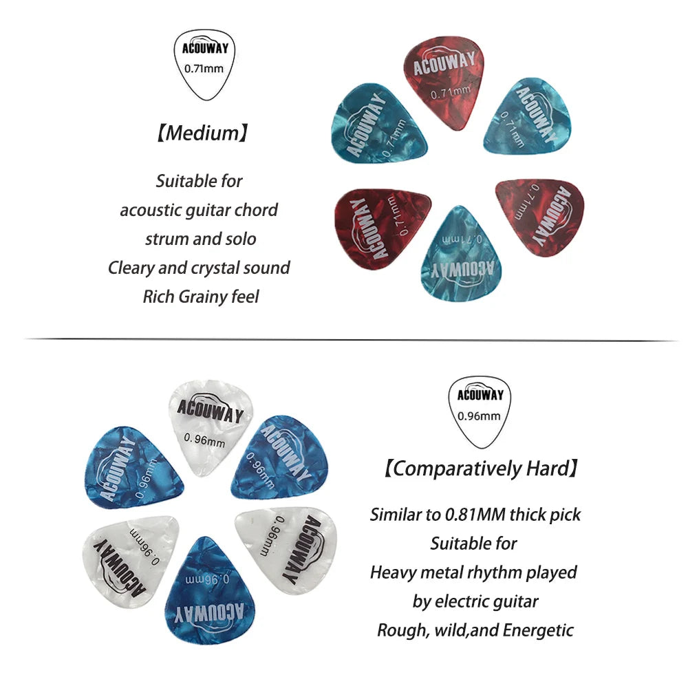 30-50-Piece Guitar Pick Set - Your Guitar Buddy