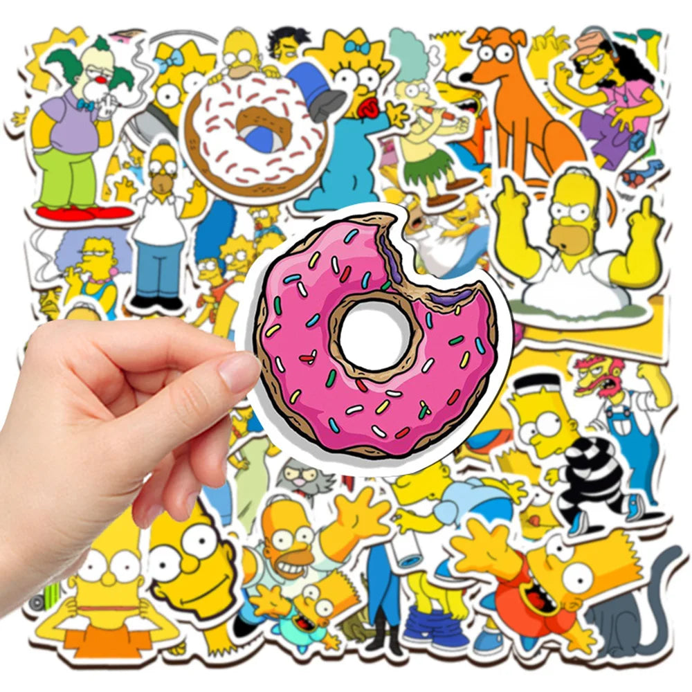 10/30/50pcs Simpson Stickers for Guitar - Your Guitar Buddy