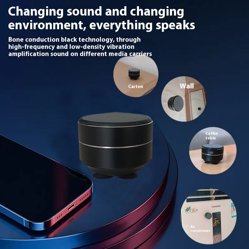 TWS Black Technology Bone Conduction Bluetooth Speaker