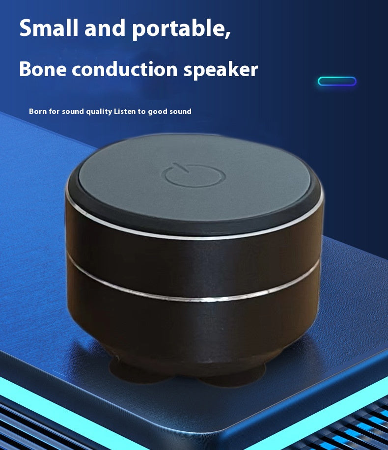 TWS Black Technology Bone Conduction Bluetooth Speaker