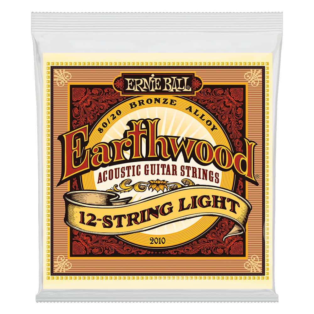 Ernie Ball Earthwood Light 80/20 Bronze Acoustic Guitar Strings