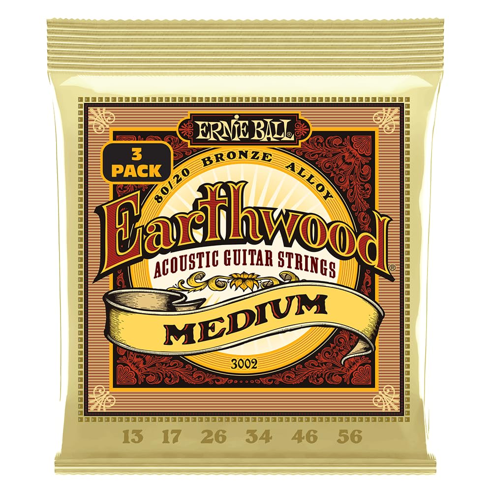 Ernie Ball Earthwood Light 80/20 Bronze Acoustic Guitar Strings