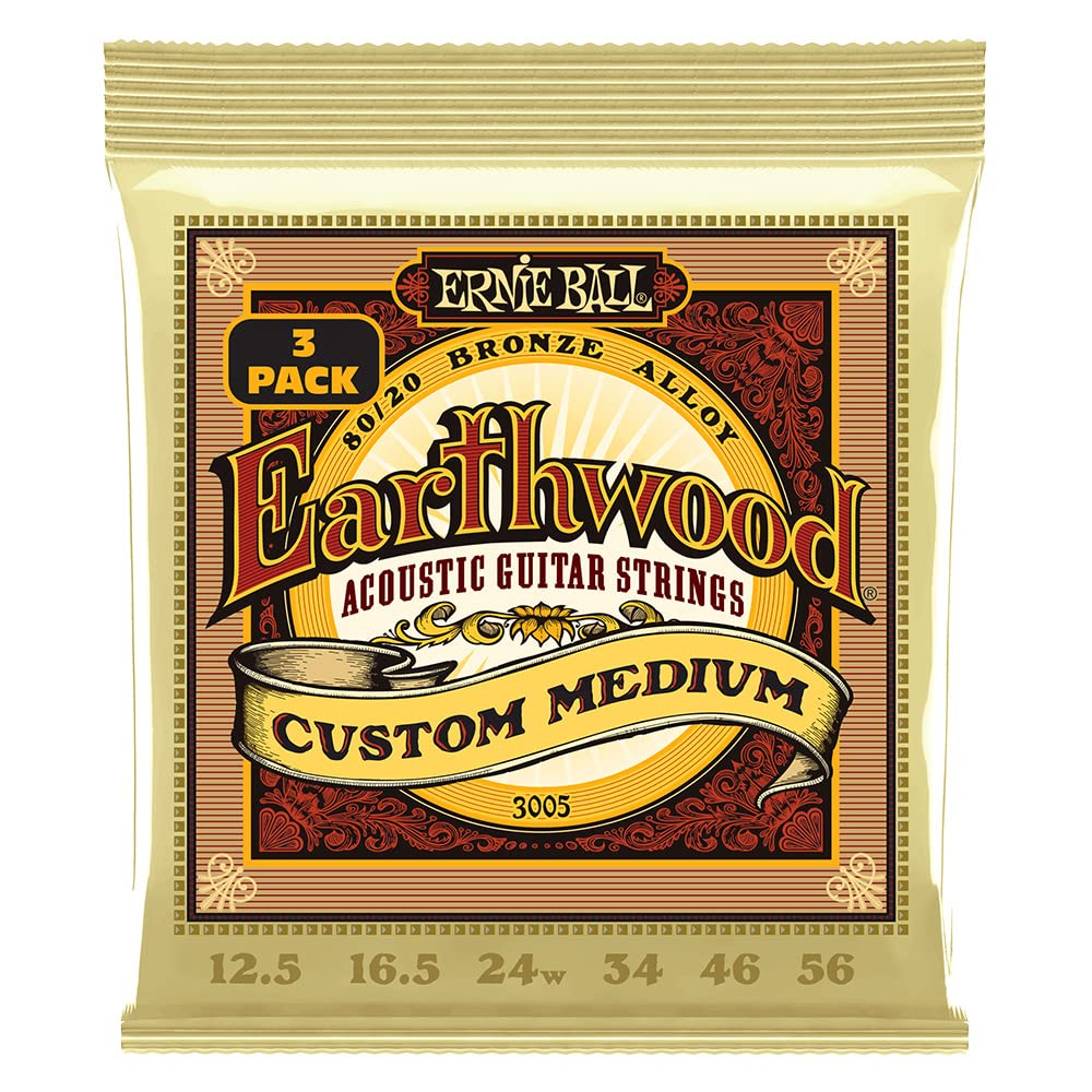 Ernie Ball Earthwood Light 80/20 Bronze Acoustic Guitar Strings