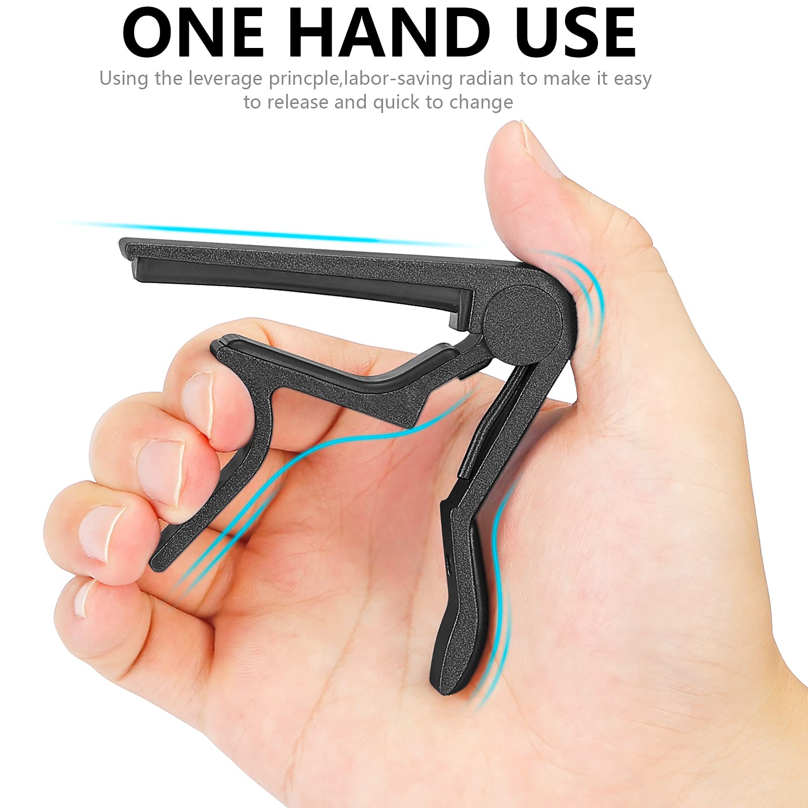 Capo for 6-String Acoustic & Electric Guitars, Classical Guitar & Ukulele