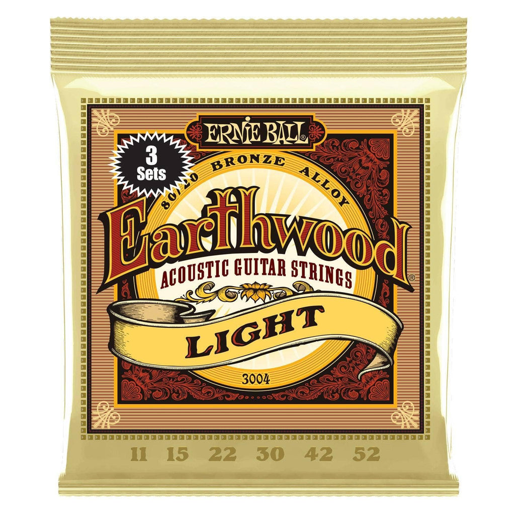 Ernie Ball Earthwood Light 80/20 Bronze Acoustic Guitar Strings