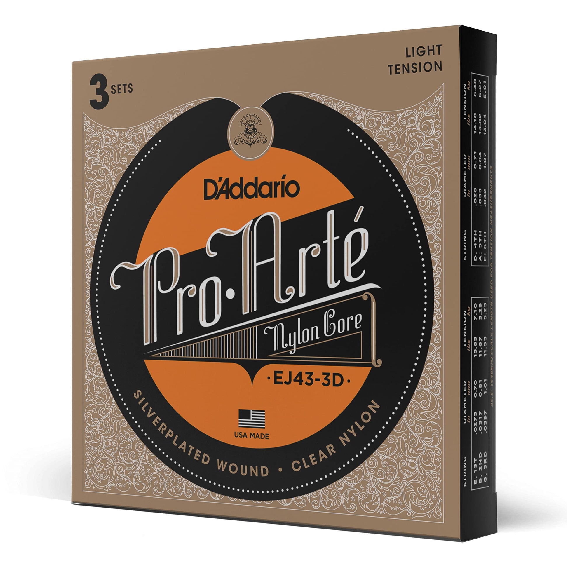 D'Addario Guitar Strings - Pro-Arte Classical Guitar Strings