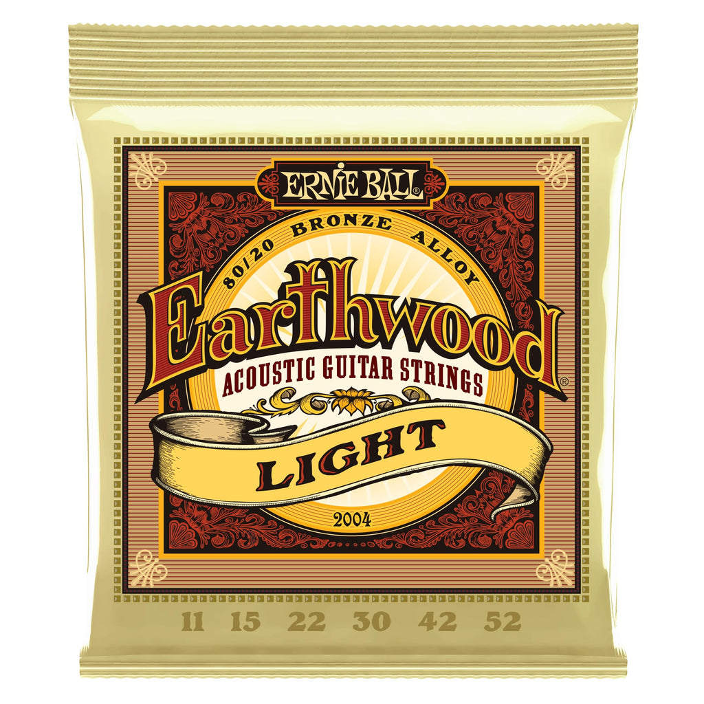 Ernie Ball Earthwood Light 80/20 Bronze Acoustic Guitar Strings