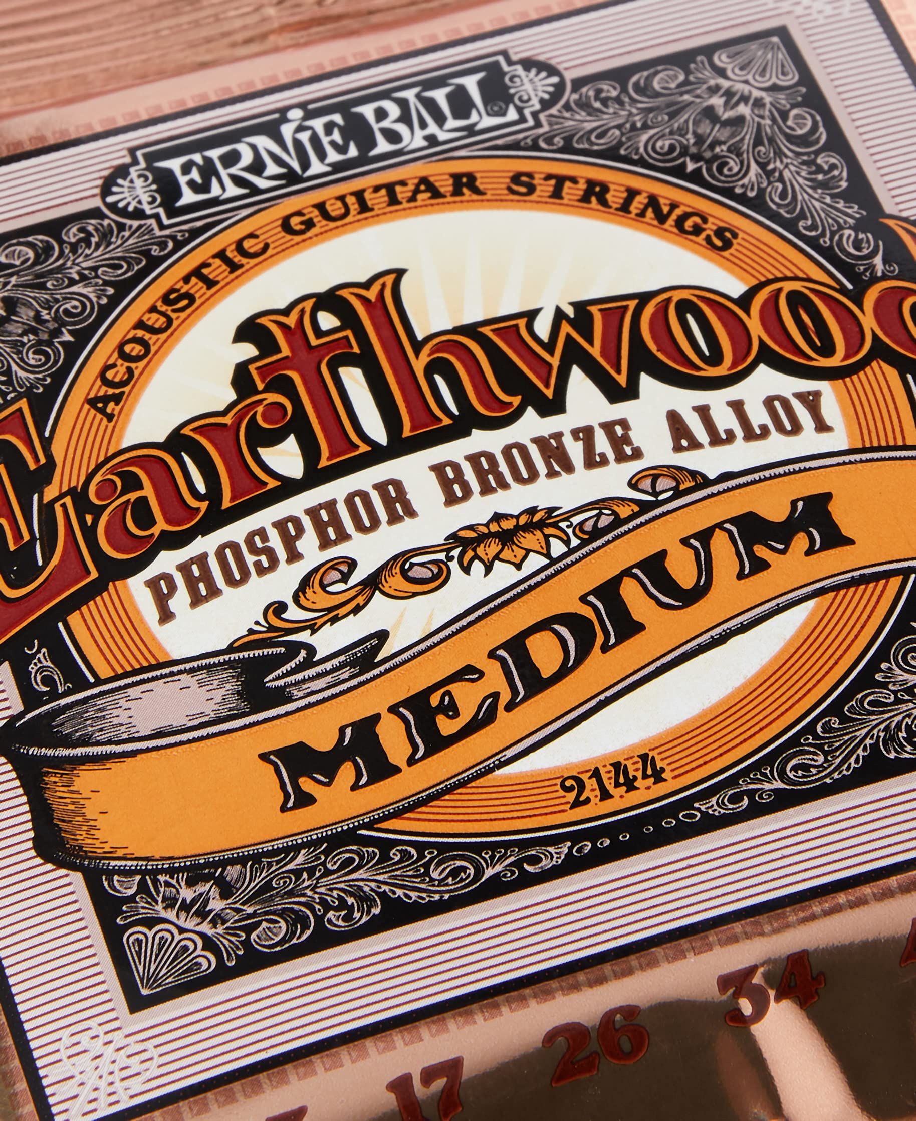 Ernie Ball Earthwood Medium Light Phosphor Bronze Acoustic Guitar Strings