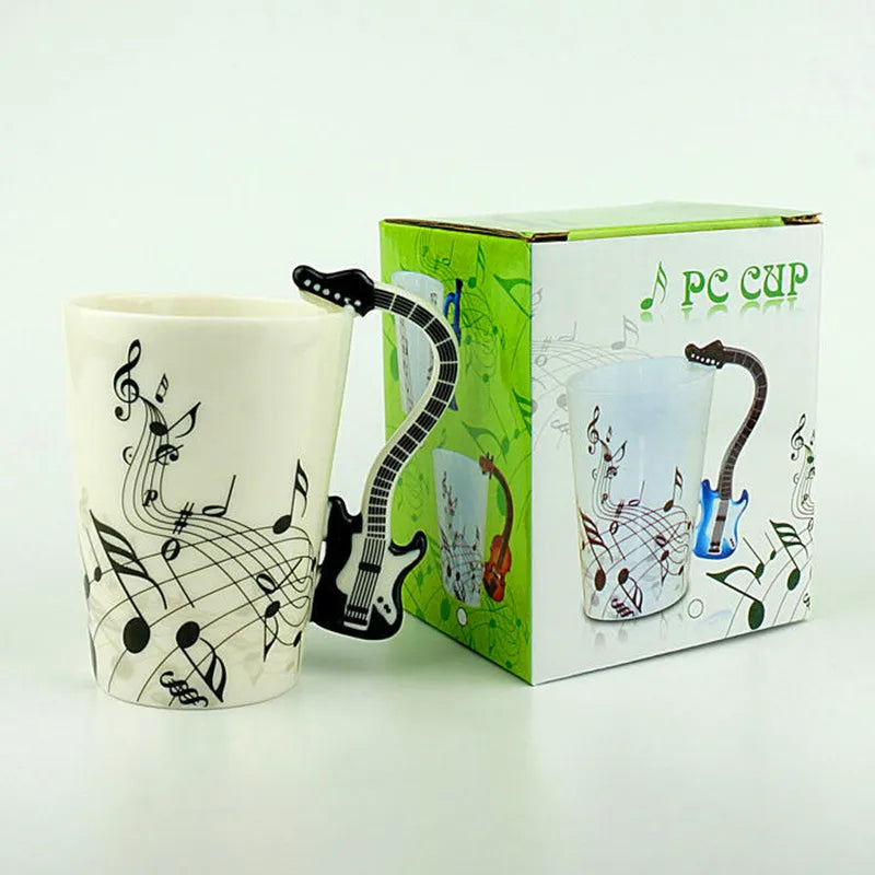 Music Lover's Ceramic Mug - Your Guitar Buddy