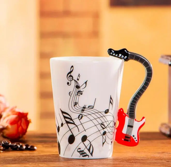 Music Lover's Ceramic Mug - Your Guitar Buddy