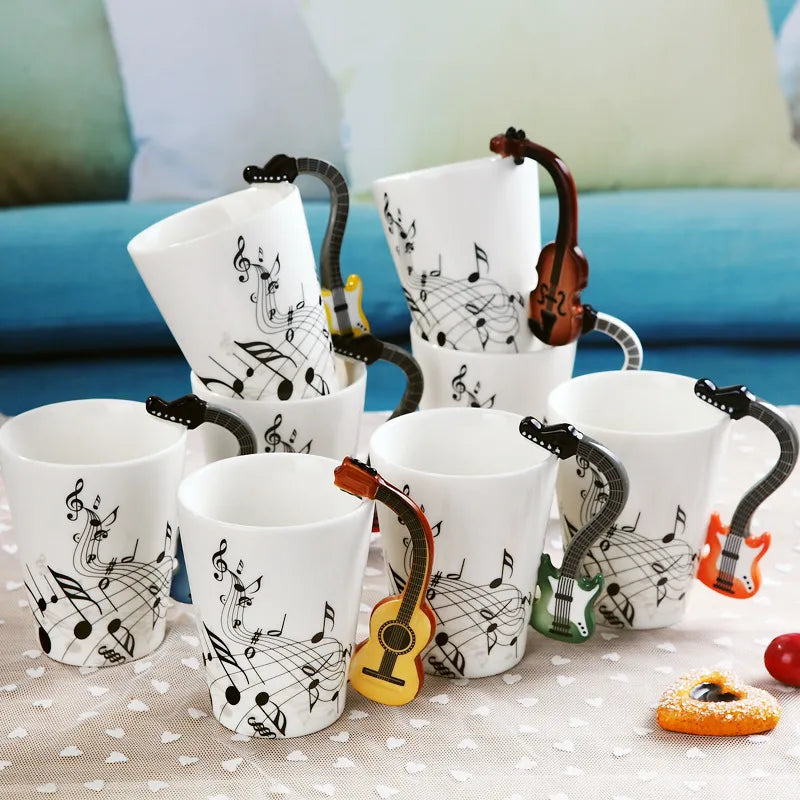 Music Lover's Ceramic Mug - Your Guitar Buddy