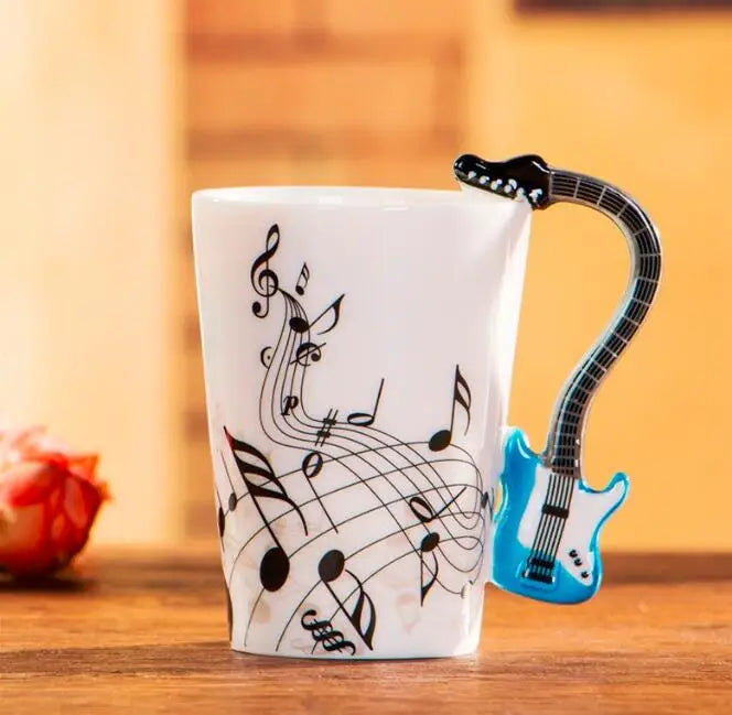 Music Lover's Ceramic Mug - Your Guitar Buddy