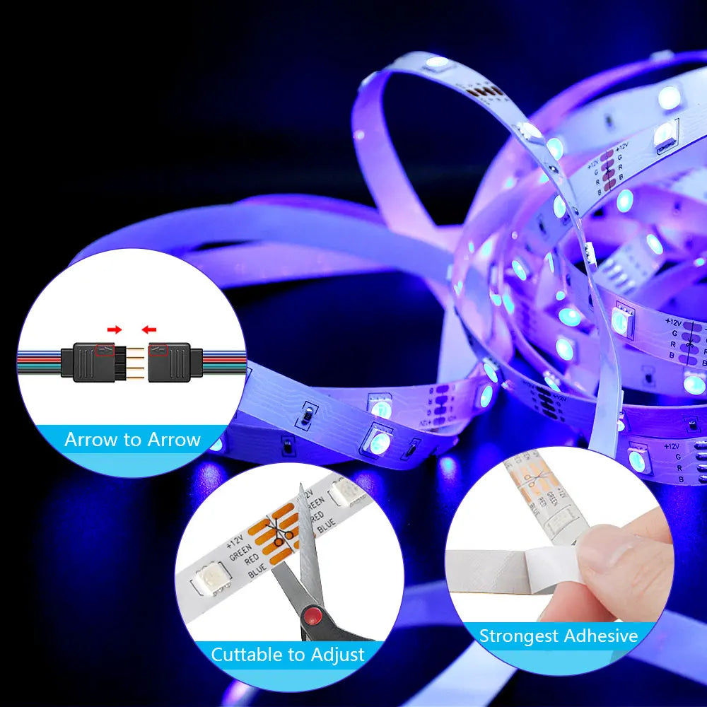 LED Color Changing Strip Lights - Your Guitar Buddy