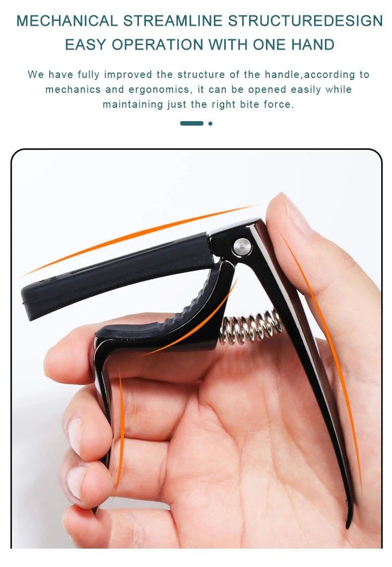 Zinc Alloy Guitar Capo with Interchangeable Head - Your Guitar Buddy