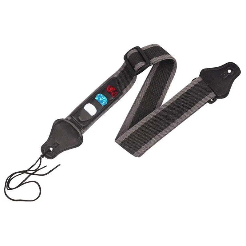 Adjustable Guitar Strap with Pick Holders - Your Guitar Buddy