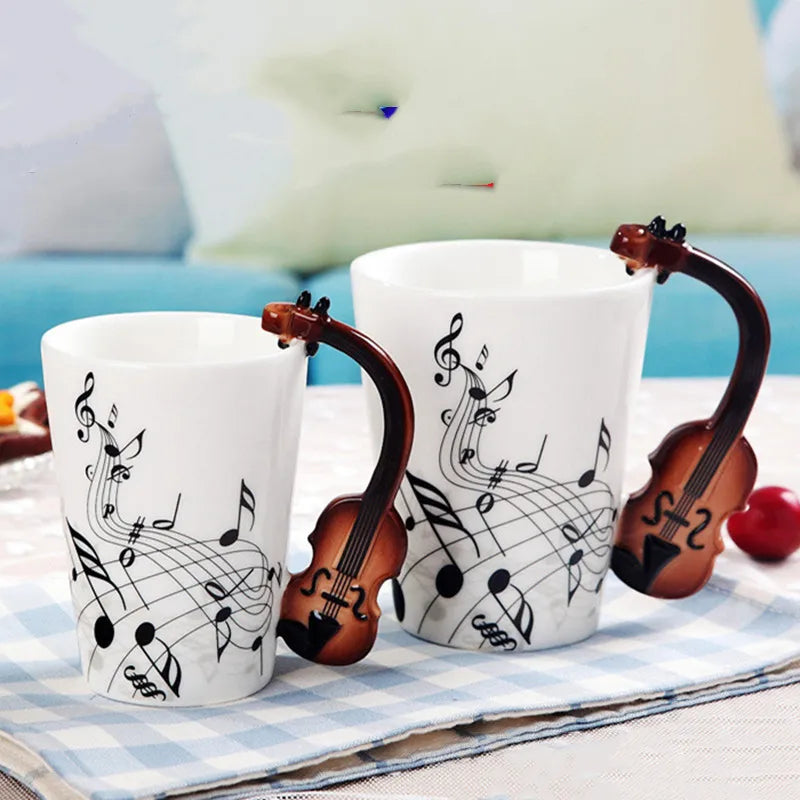 Music Lover's Ceramic Mug - Your Guitar Buddy