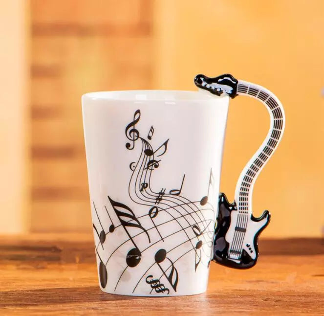 Music Lover's Ceramic Mug - Your Guitar Buddy