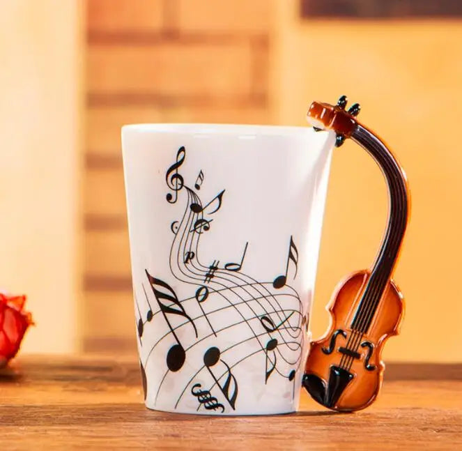 Music Lover's Ceramic Mug - Your Guitar Buddy