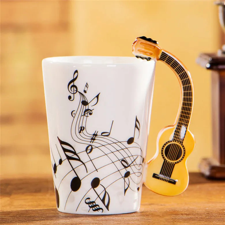Music Lover's Ceramic Mug - Your Guitar Buddy
