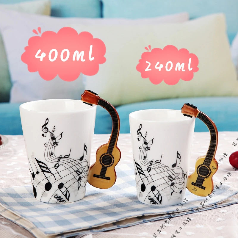 Music Lover's Ceramic Mug - Your Guitar Buddy