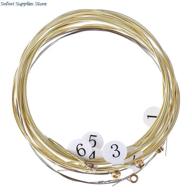 6-Piece Nickel Plated Steel Acoustic Guitar Strings - Your Guitar Buddy