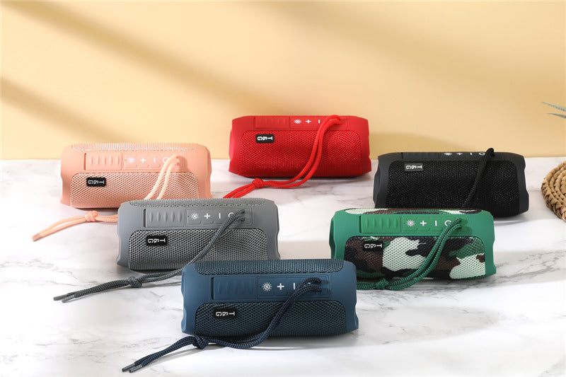 Portable Led Waterproof Bluetooth Speaker With Card