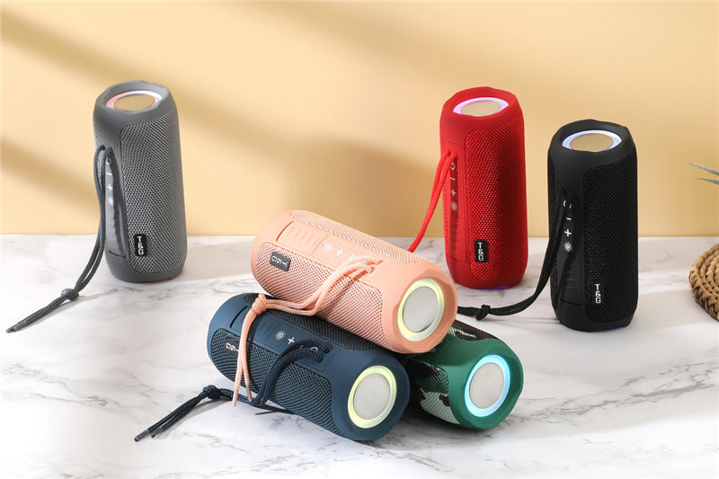 Portable Led Waterproof Bluetooth Speaker With Card