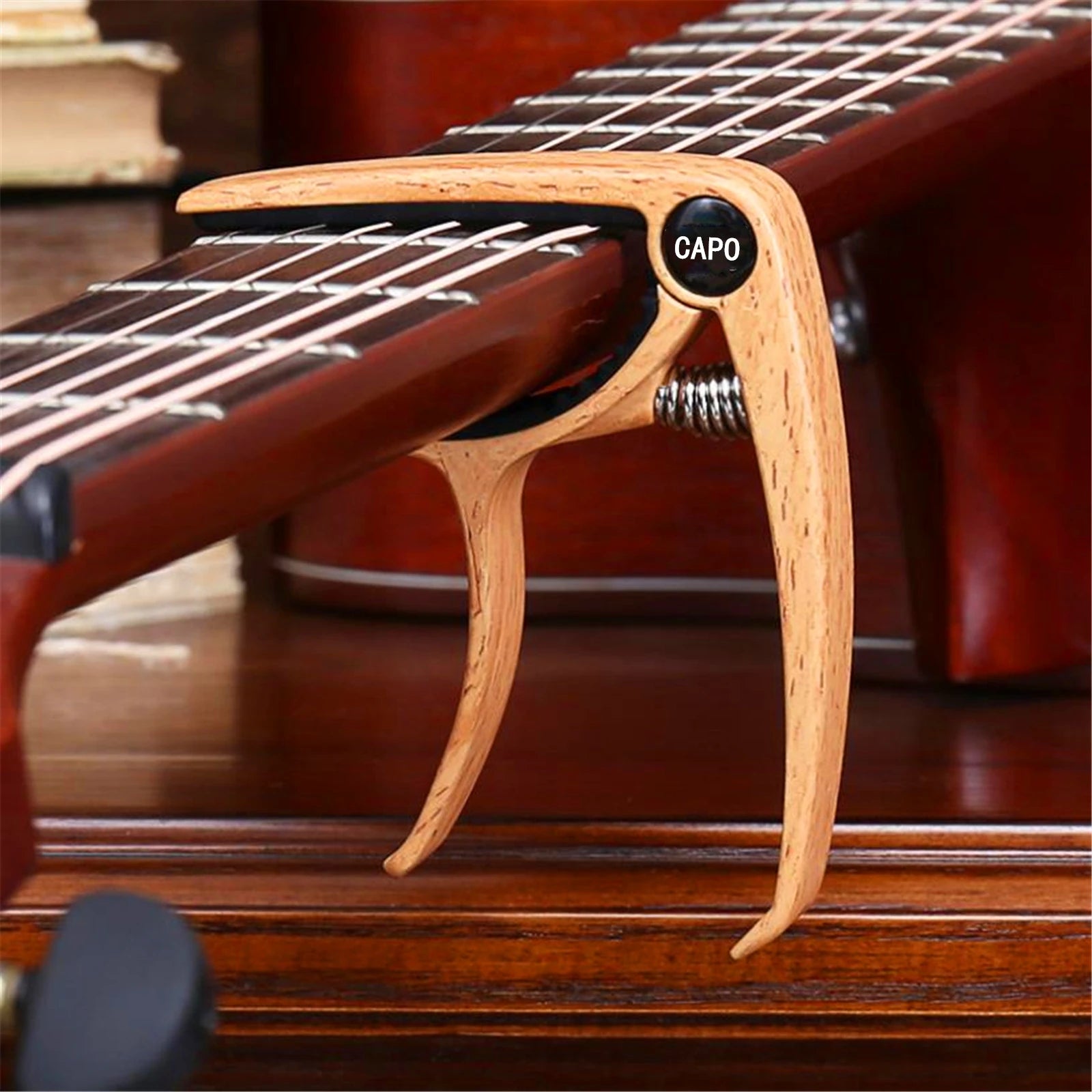 Wooden Style Guitar Capo - Your Guitar Buddy