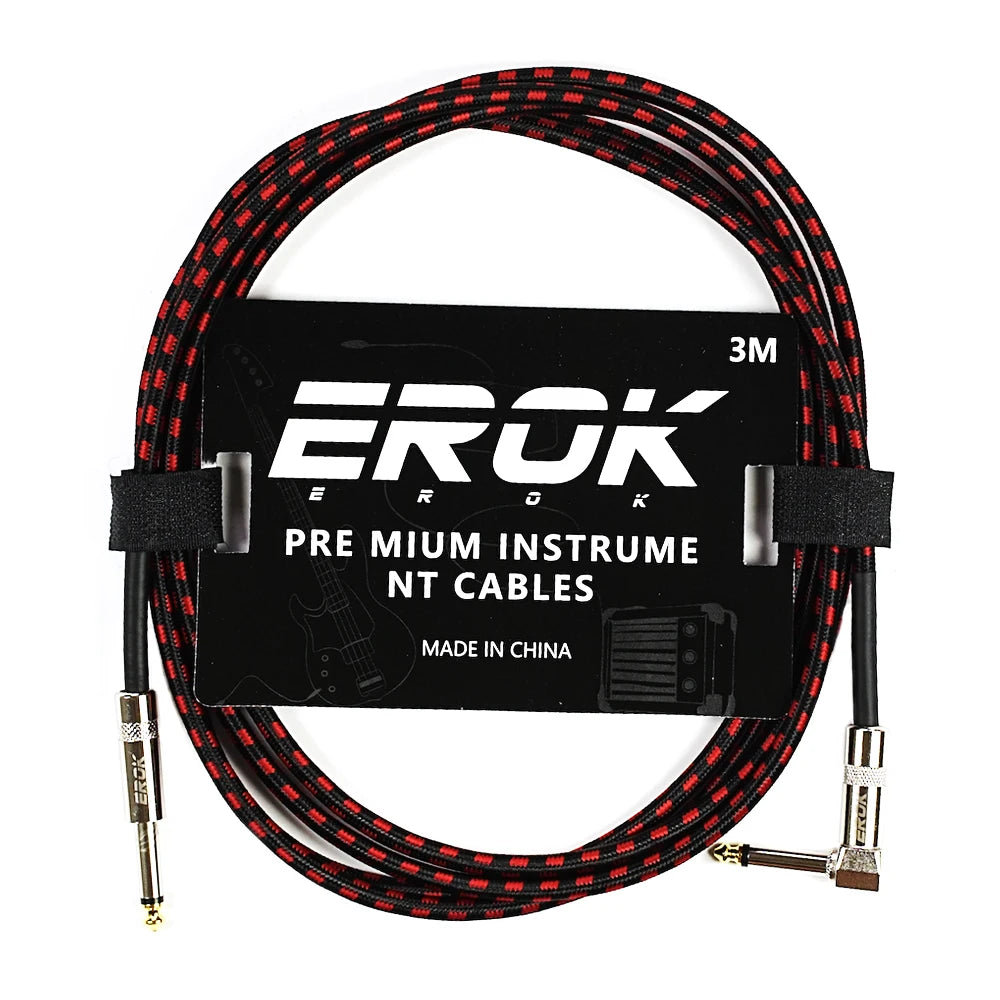 EROK 1.5/3/6/10m Guitar Audio Cables - Your Guitar Buddy