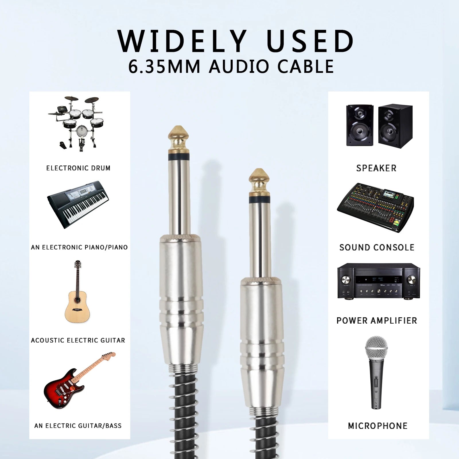 Guitar Audio Cable 6.35mm - Your Guitar Buddy