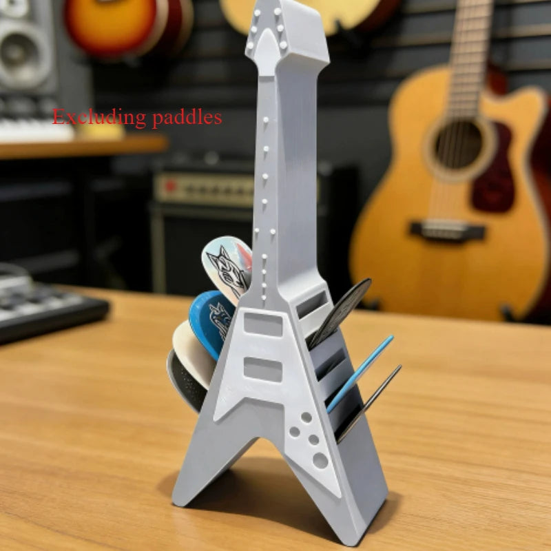 Guitar Shaped Pick Holder