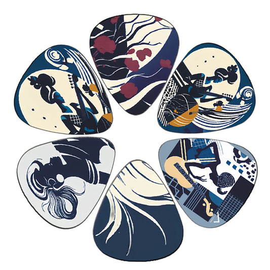 12pcs Guitar Pick Set Blue Soul - Your Guitar Buddy
