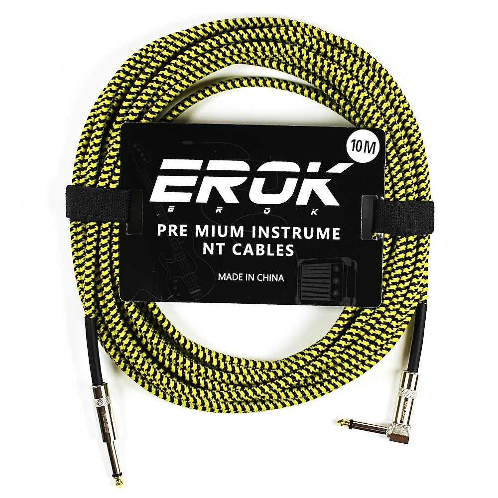 EROK 1.5/3/6/10m Guitar Audio Cables - Your Guitar Buddy