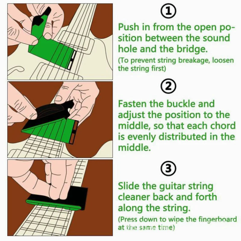 String Scrubber Cleaning Tool - Your Guitar Buddy