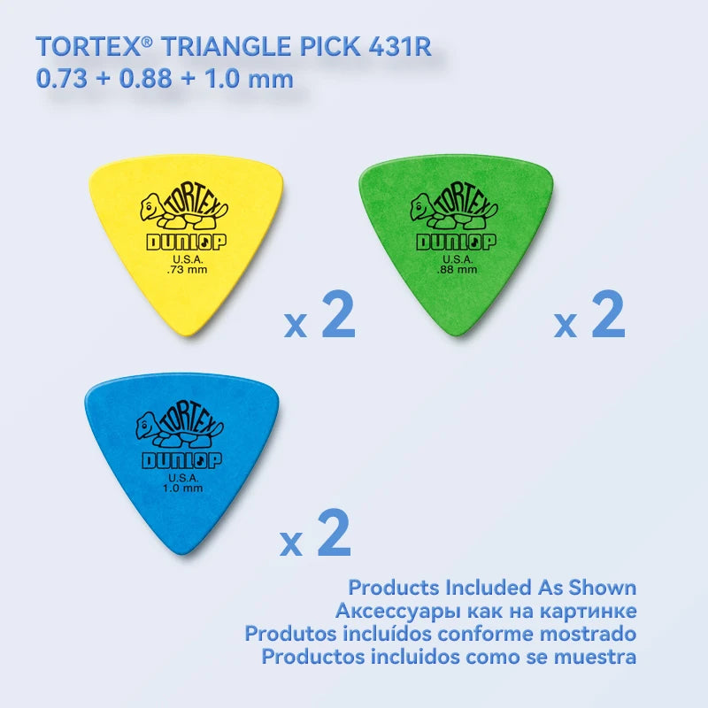 Dunlop Tortex Triangle Guitar Picks - Your Guitar Buddy
