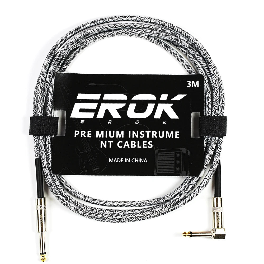 EROK 1.5/3/6/10m Guitar Audio Cables - Your Guitar Buddy