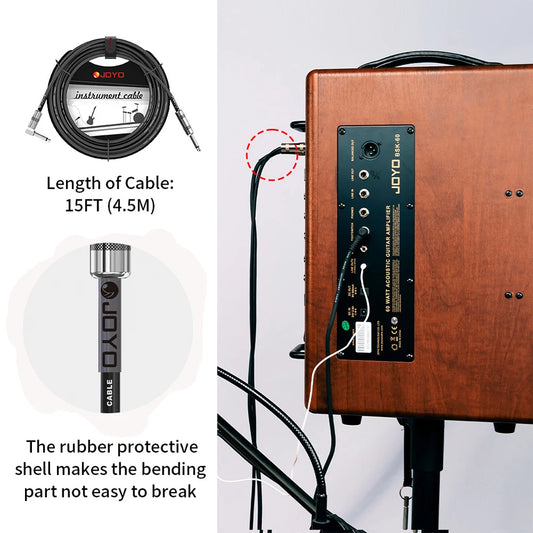 JOYO Guitar Noise Reduction Cable - Your Guitar Buddy
