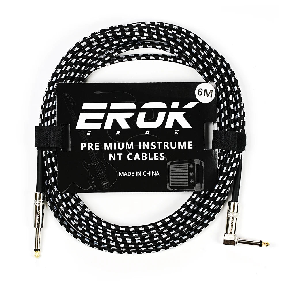 EROK 1.5/3/6/10m Guitar Audio Cables - Your Guitar Buddy