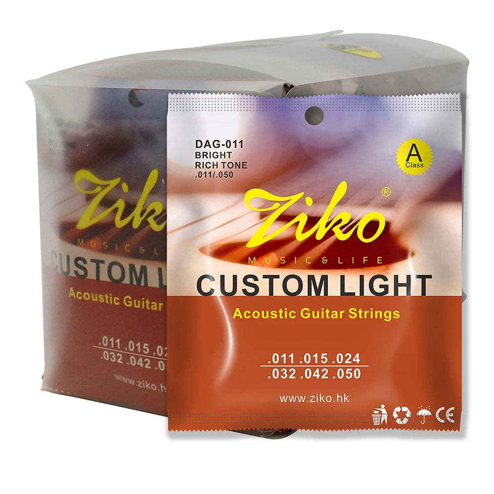 ZIKO Acoustic Guitar Strings Custom Light - Your Guitar Buddy