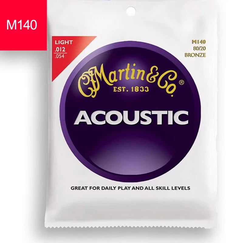 6 Sets Martin & Co Acoustic Guitar Strings