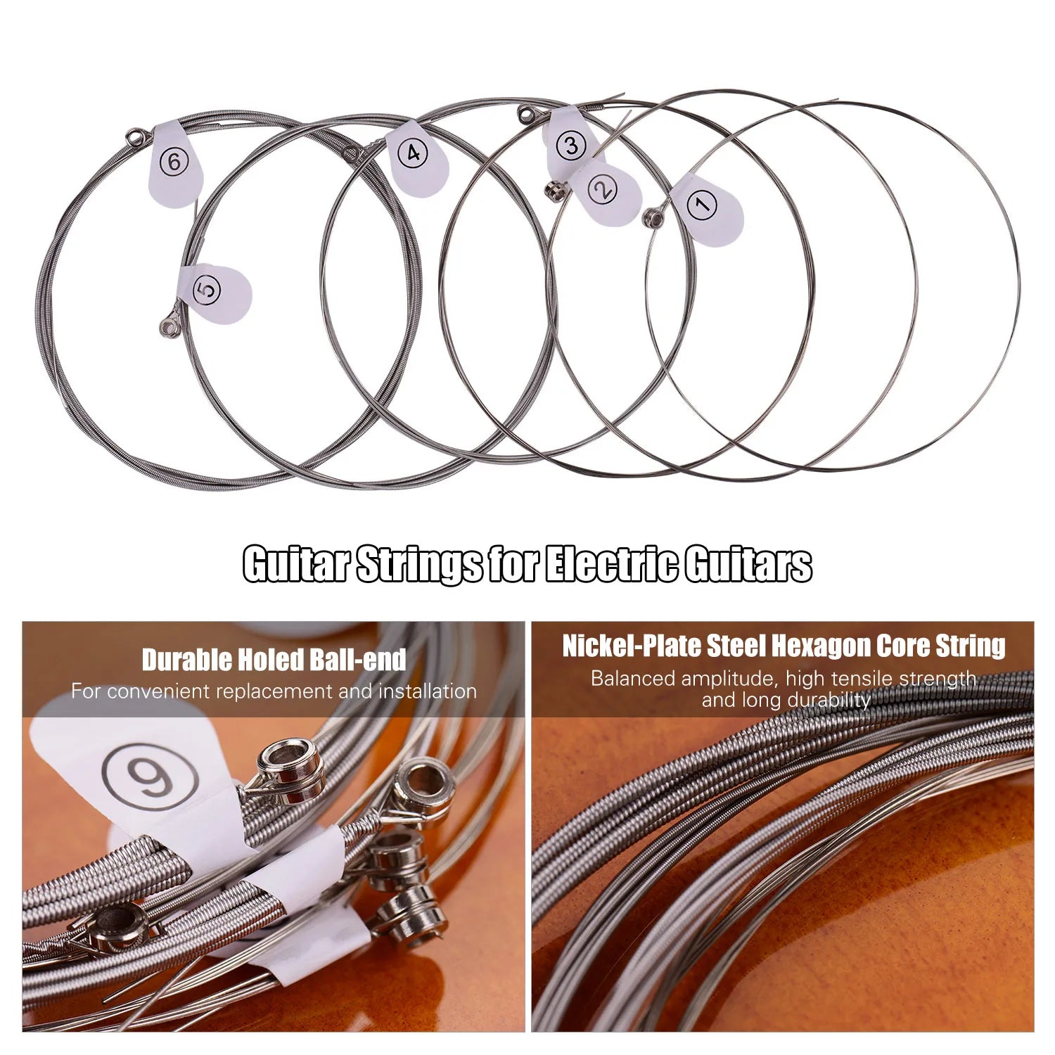 ZIKO Light/Extra Light Electric Guitar Strings - Your Guitar Buddy