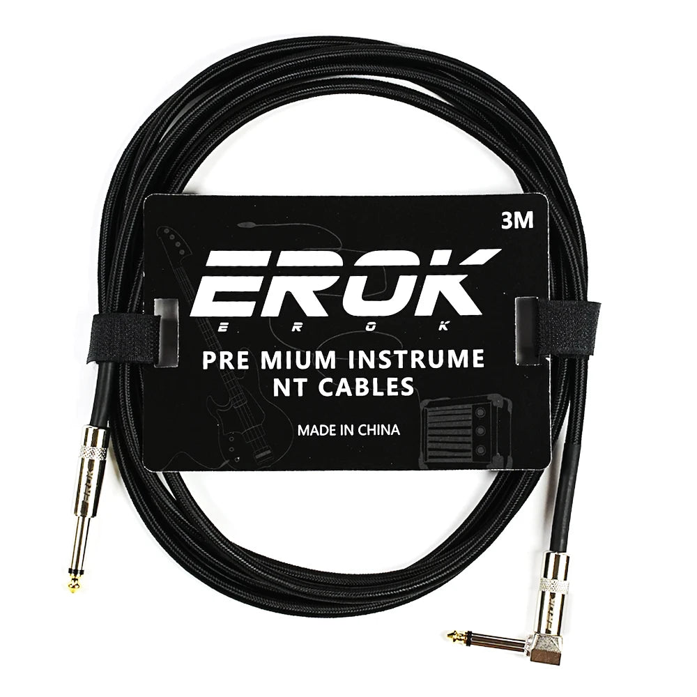 EROK 1.5/3/6/10m Guitar Audio Cables - Your Guitar Buddy