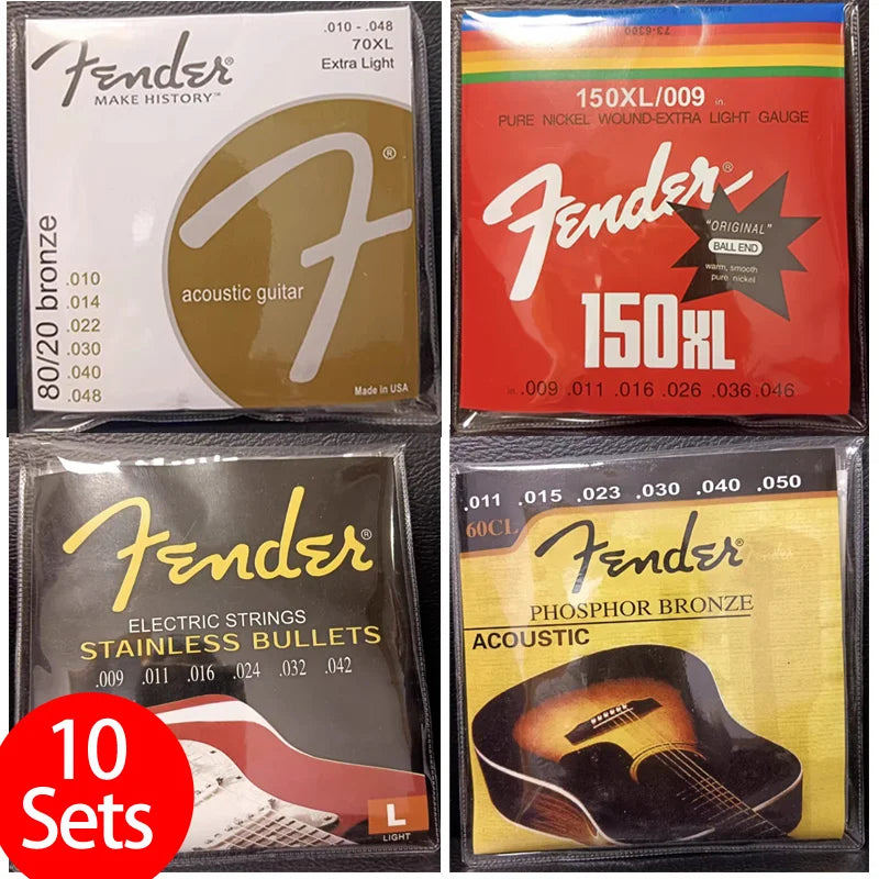 10 Sets Fender Guitar Strings