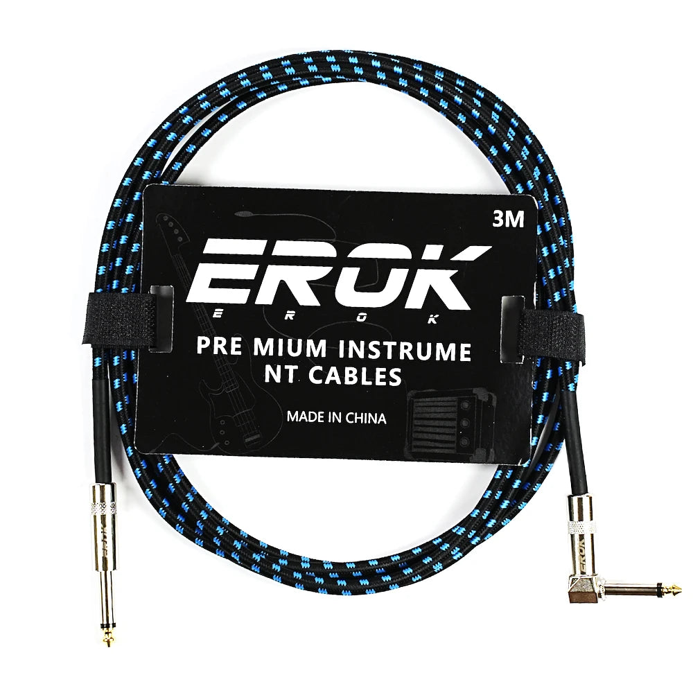 EROK 1.5/3/6/10m Guitar Audio Cables - Your Guitar Buddy