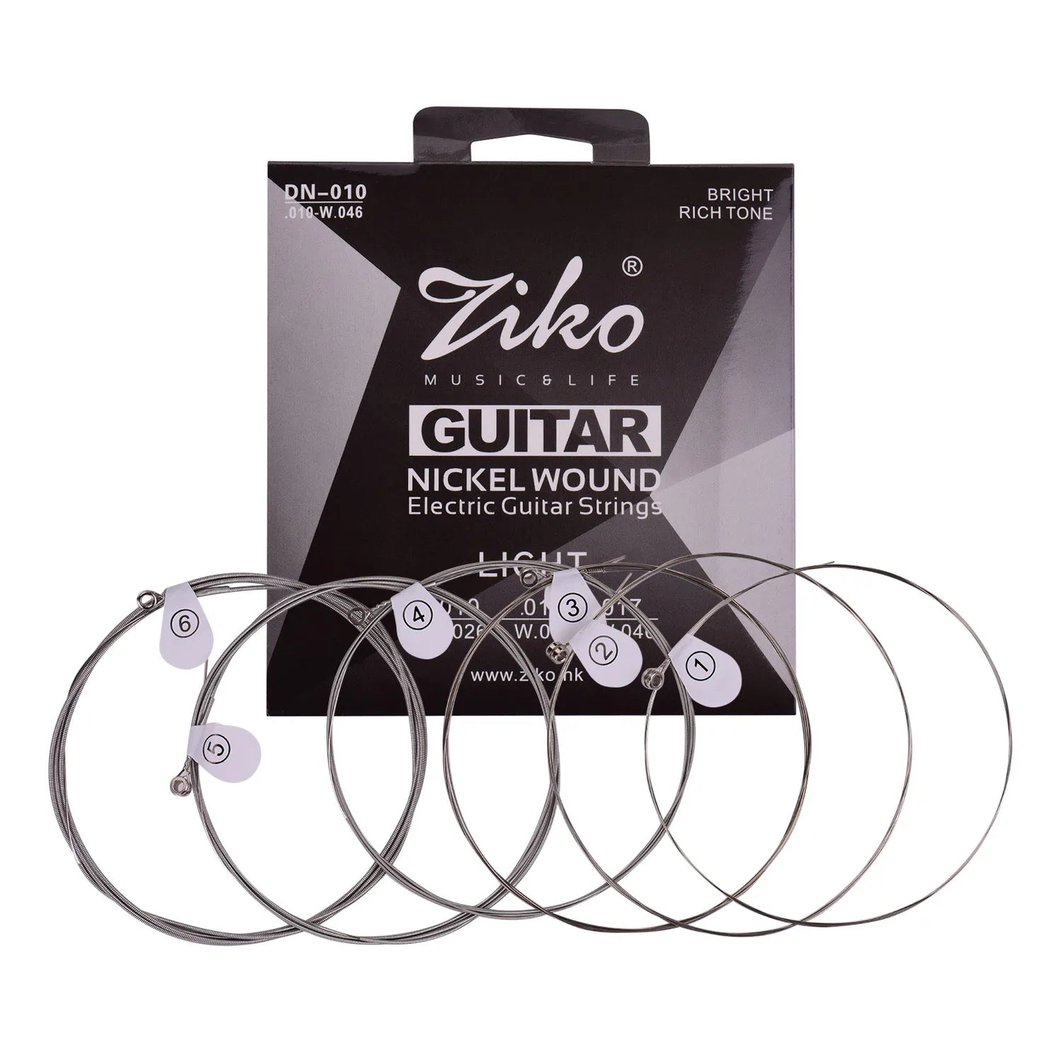 ZIKO Light/Extra Light Electric Guitar Strings - Your Guitar Buddy