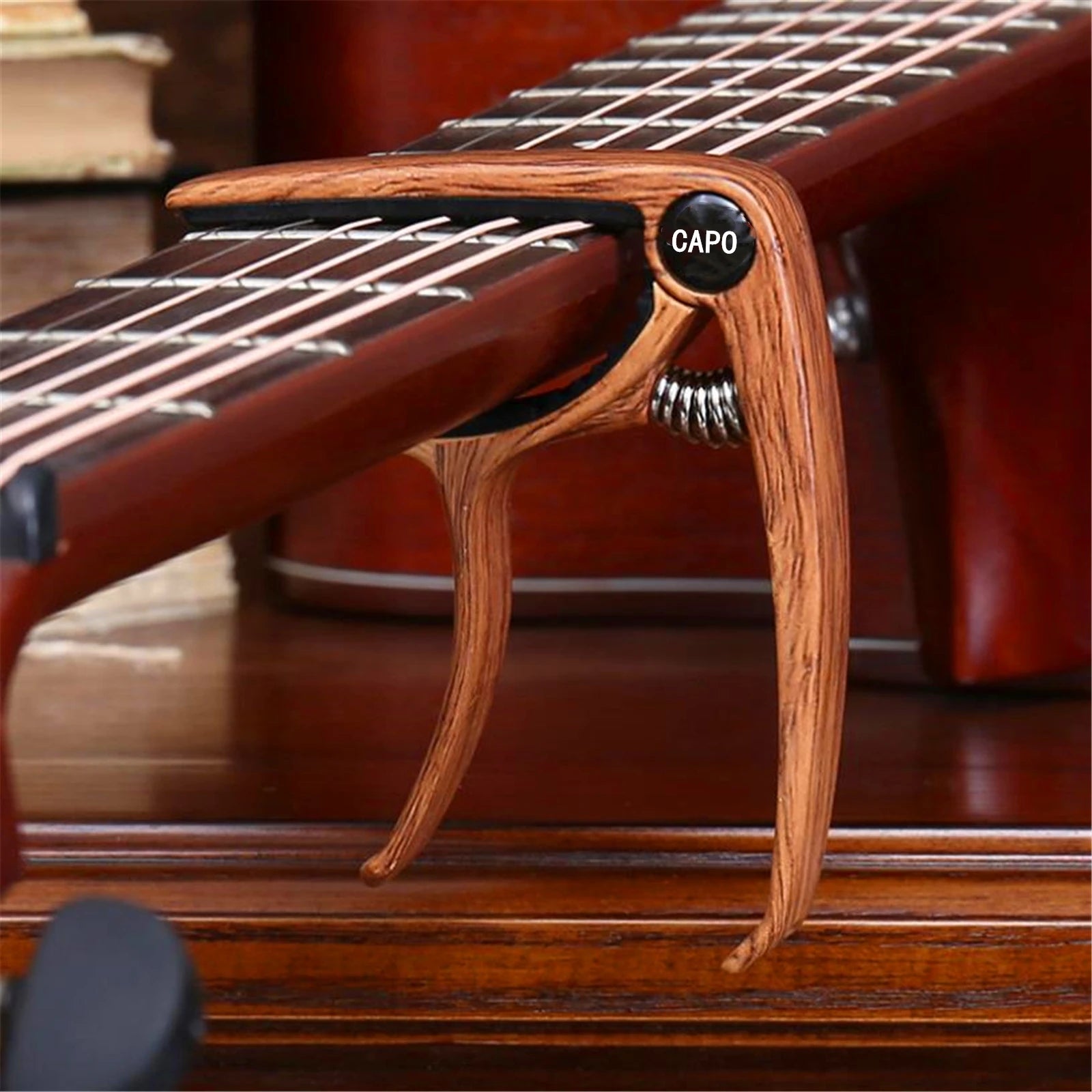 Wooden Style Guitar Capo - Your Guitar Buddy