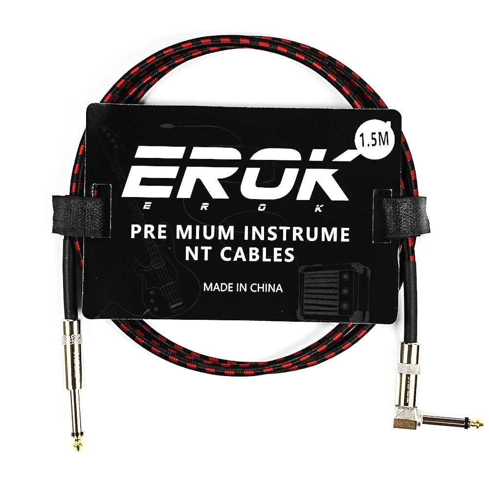 EROK 1.5/3/6/10m Guitar Audio Cables - Your Guitar Buddy
