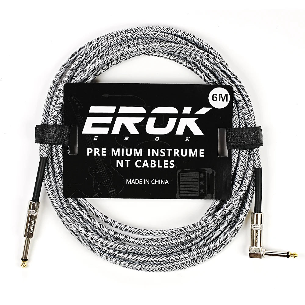 EROK 1.5/3/6/10m Guitar Audio Cables - Your Guitar Buddy